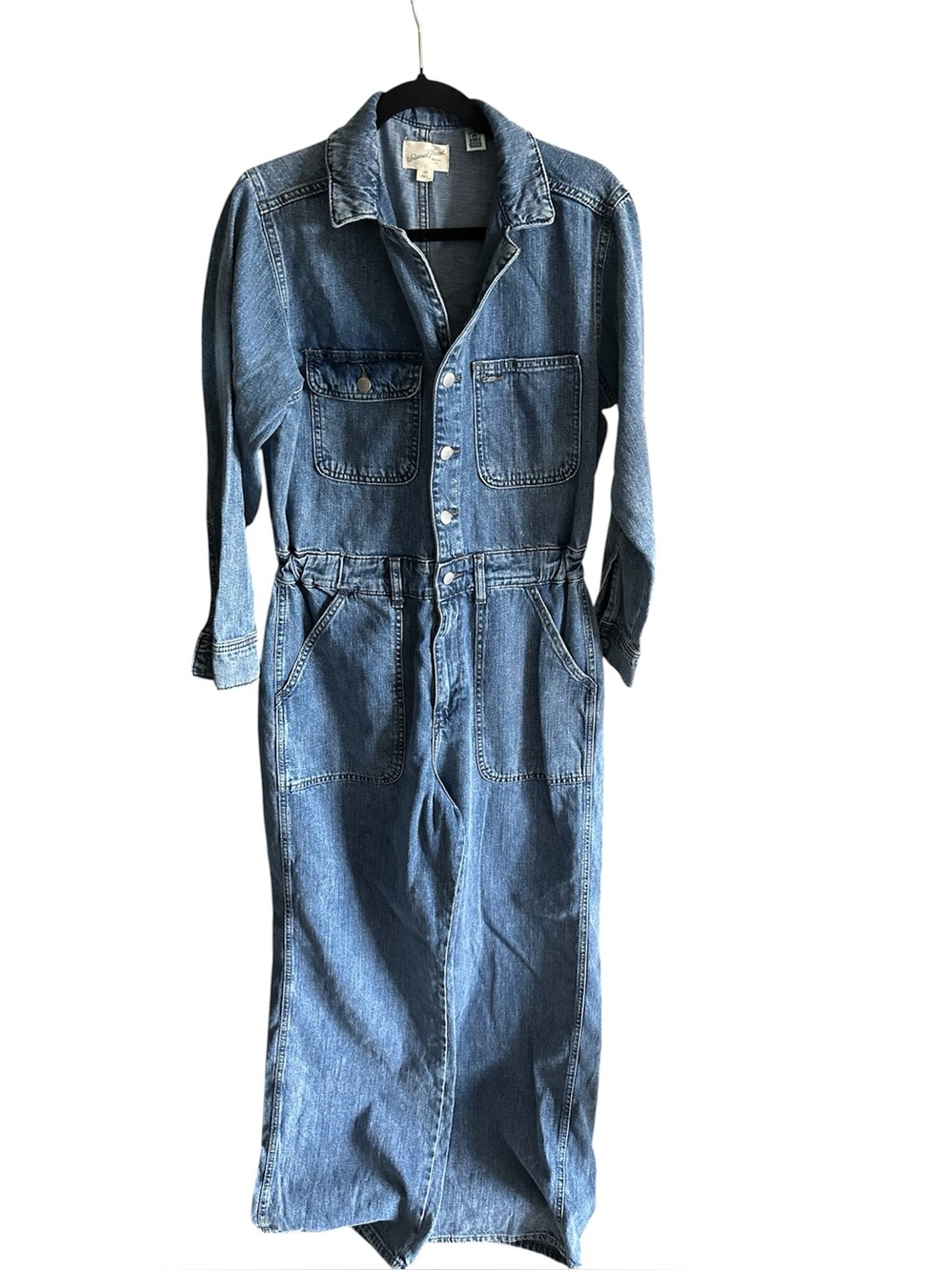 Universal Thread Blue Denim Utility Jumpsuit